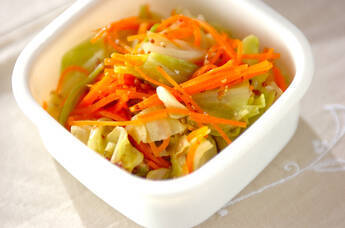 キャベツマスタード風味