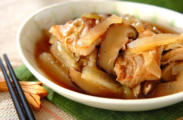 冬瓜と豚肉の炒め煮