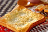 チーズバタートーストの作り方の手順