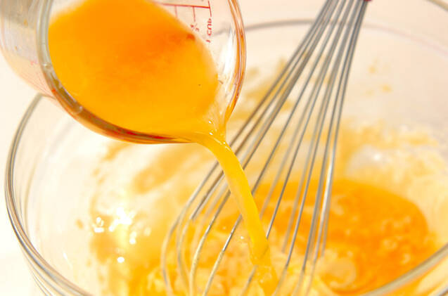 オレンジのムースの作り方の手順3