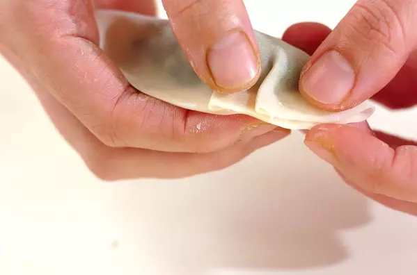 ホウレン草餃子の作り方2