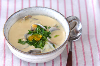 アサリの茶碗蒸し