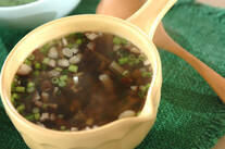 キノコのスープ