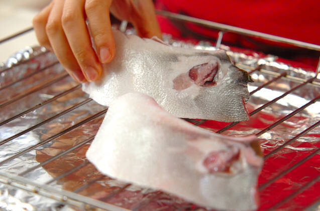 ブリカマの塩焼きの作り方の手順4