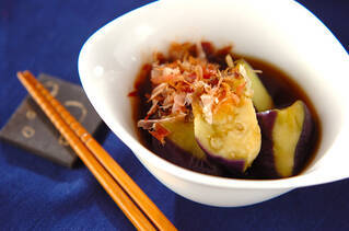 ナスのレンジでお浸し