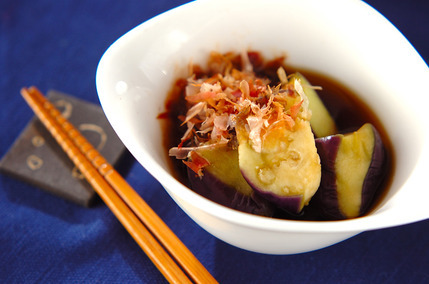 ナスのレンジでお浸し