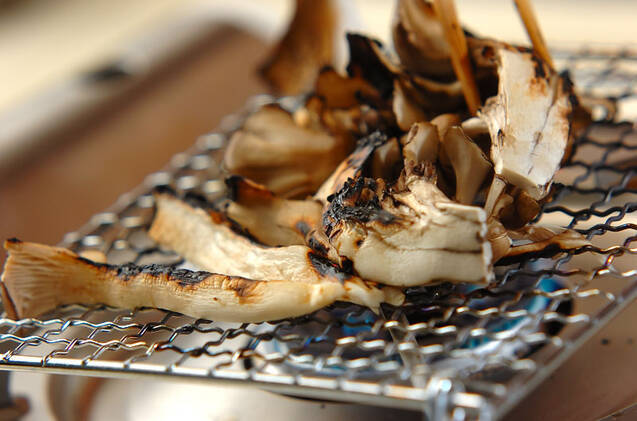 網焼きキノコの作り方の手順4