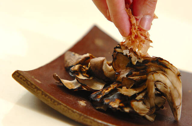 網焼きキノコの作り方の手順5
