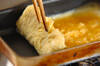 麺つゆの卵焼きの作り方の手順3