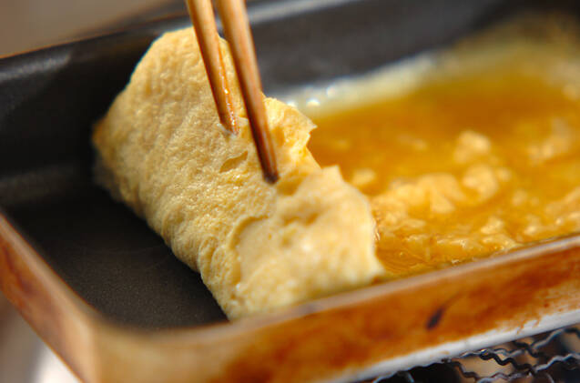 麺つゆの卵焼きの作り方の手順3