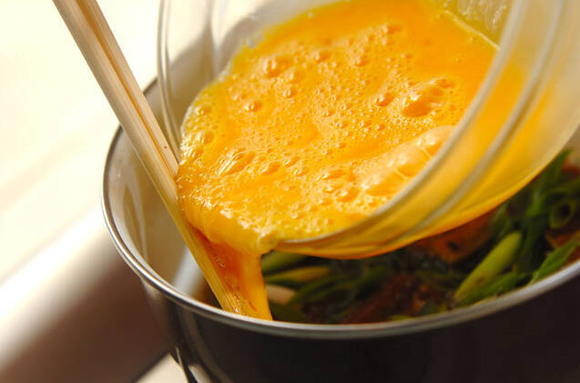 ウナギの卵とじの作り方の手順6