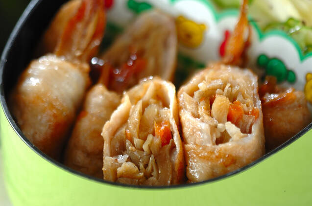 きんぴら肉巻きソテー