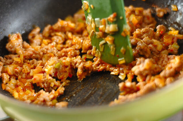 本格旨辛！定番の麻婆豆腐の作り方の手順4