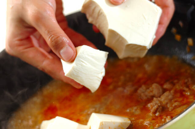 本格旨辛！定番の麻婆豆腐の作り方の手順5