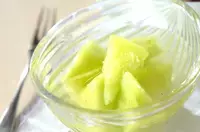 メロンのシロップ漬け