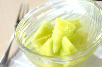 メロンのシロップ漬け