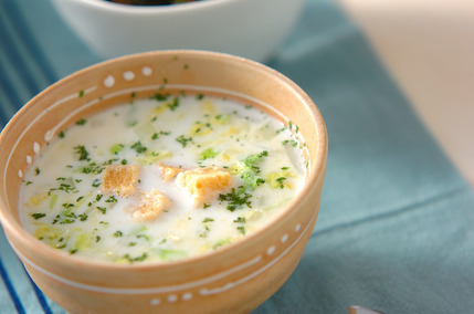 白菜のミルクスープ