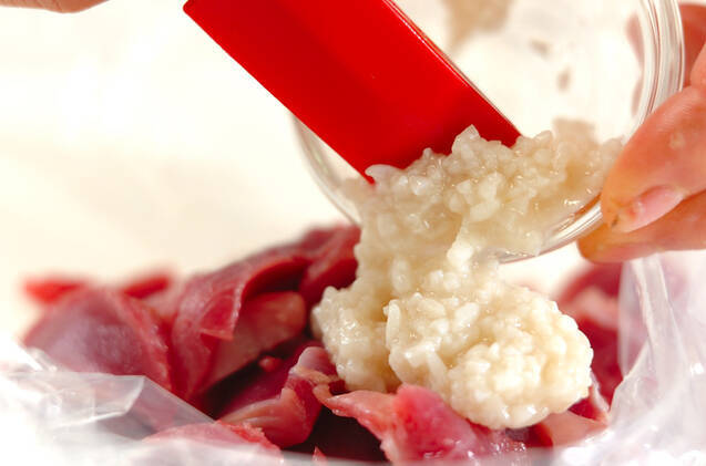 砂肝とジャガイモのスパイシー塩麹ソテーの作り方の手順1