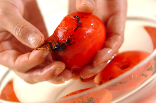 トマトのピリ辛和えの作り方の手順1