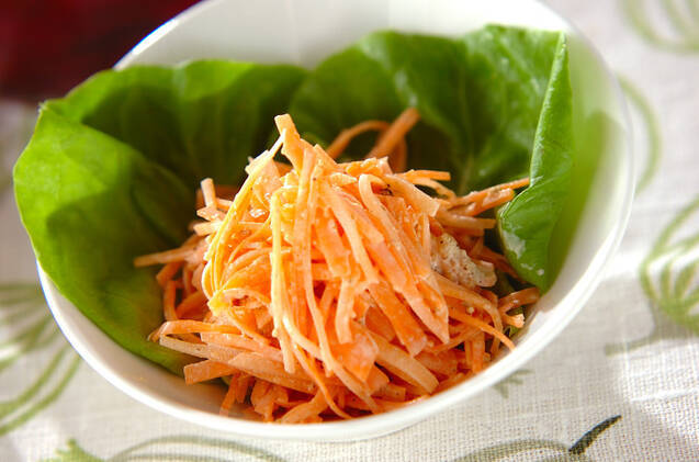 ニンジンの塩もみサラダ