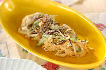 春雨のタラコマヨサラダ