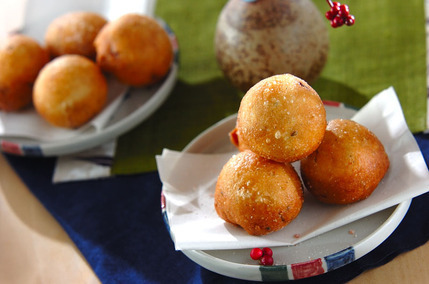 七味とジャコの香味ボール