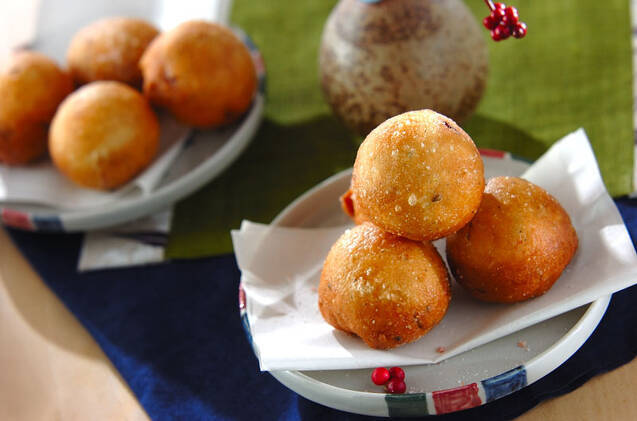 七味とジャコの香味ボール