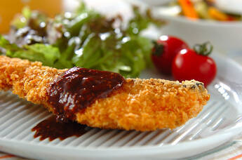 サーモンのチーズフライ