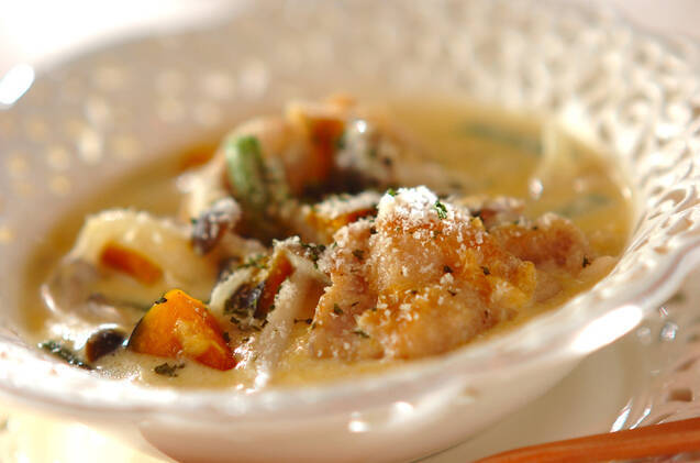 とりもも肉と野菜のクリーム煮