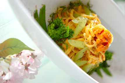 HARUのウニクリームパスタ