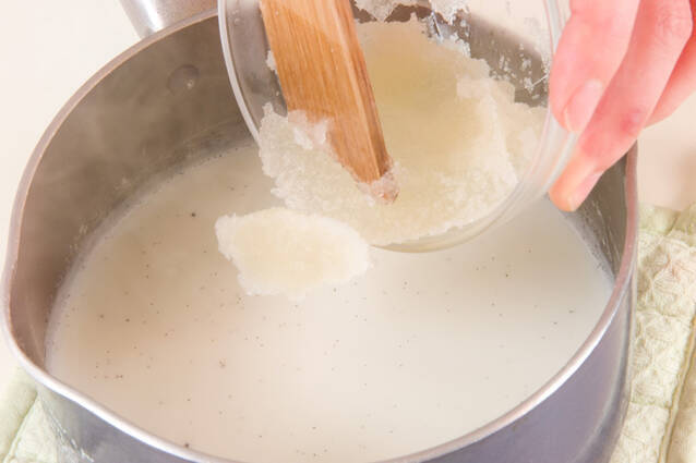 ミルクゼリー柑橘ソースの作り方の手順4