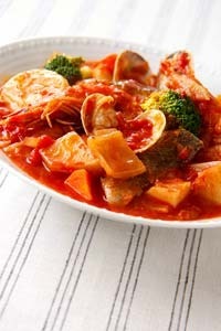 魚介のトマト煮込み