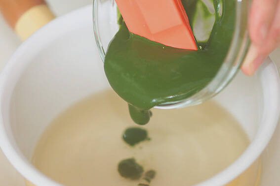Green teaの作り方の手順3