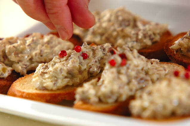 ブリのカナッペの作り方の手順3