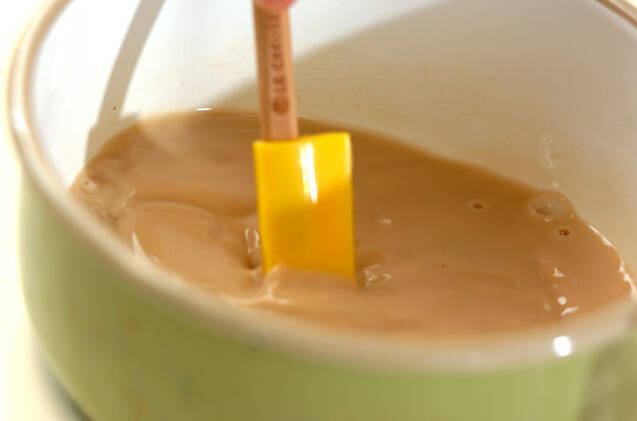 黒糖わらびもちの作り方の手順2