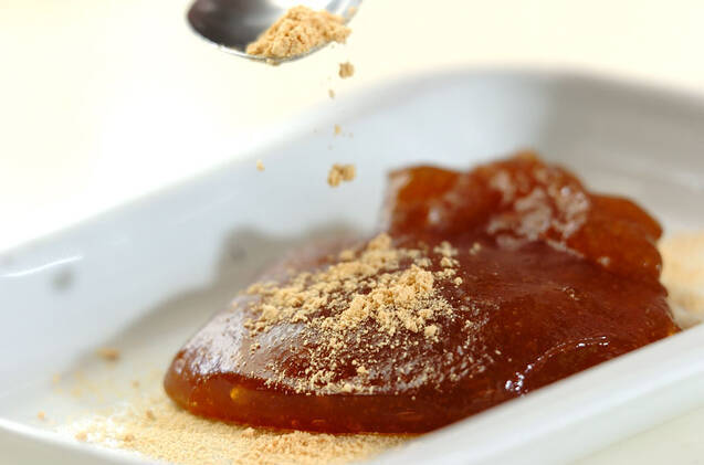 黒糖わらびもちの作り方の手順4