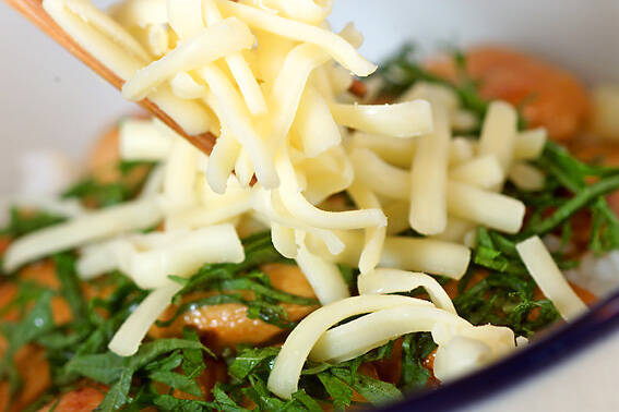 とりチーズ丼の作り方の手順4