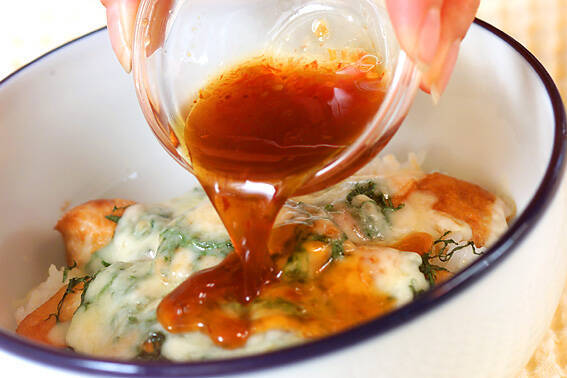 とりチーズ丼の作り方の手順5