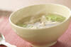 シメジのアジア風スープの作り方の手順