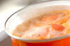 エビとトマトのスープの作り方の手順4