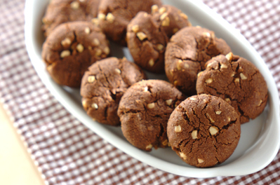 アーモンドココアクッキーのレシピ 作り方 E レシピ 料理のプロが作る簡単レシピ