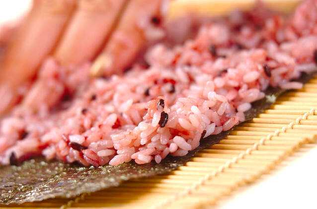 黒米巻き寿司の作り方の手順7