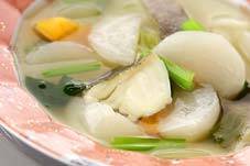 カブとタラのスープ