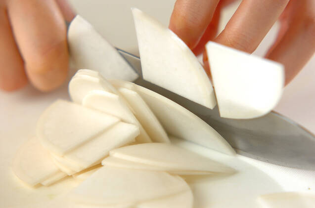 カブジャコサラダの作り方の手順1