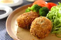 野菜たっぷりメンチカツ
