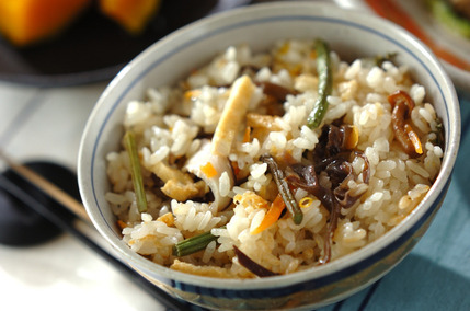 山菜入りもちもちおこわ