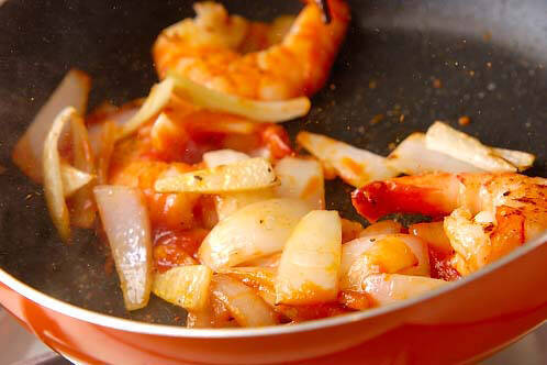 エビのケチャップ炒めの作り方の手順2