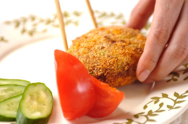 エンドウ豆入りコロッケの作り方の手順11