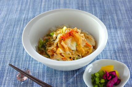 ライトチキンのつゆだく親子丼