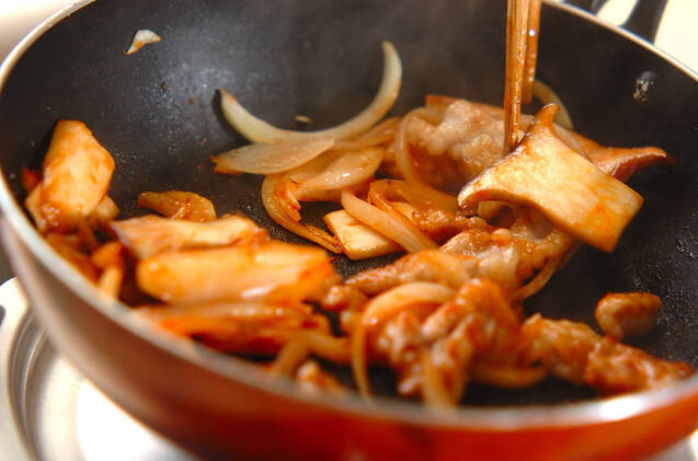 ポークの赤ワインチャップの作り方の手順2